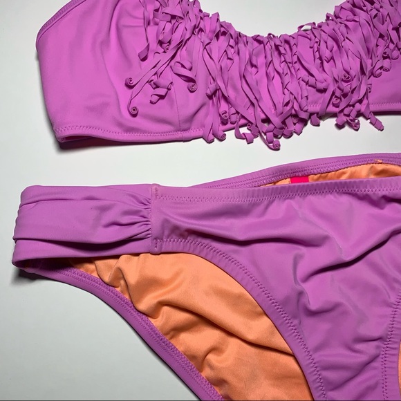 Victoria’s Secret purple fringe top bikini - Picture 8 of 16